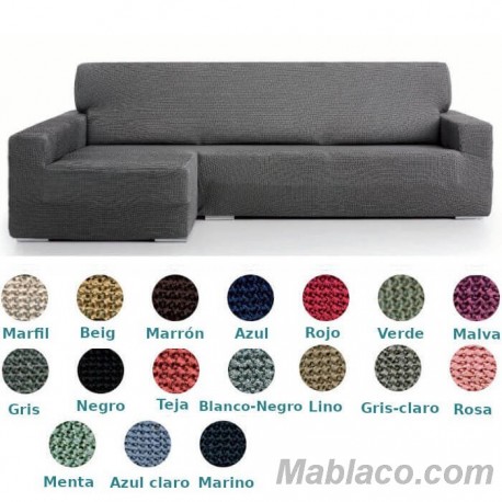  Chaise Longue - Fundas elásticas para sofá de sala de estar,  fundas elásticas para sofá en forma de L en forma de L, A11 de 2 plazas :  Hogar y Cocina