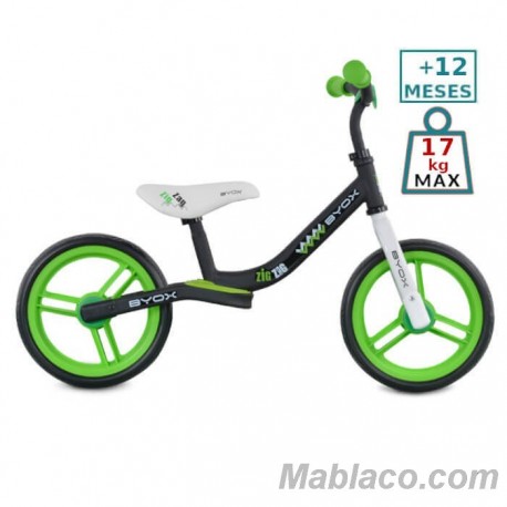 Bicicleta sin pedales Zig Zag Verde