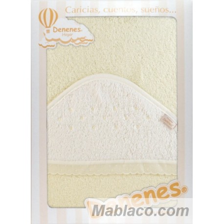 Capa de Baño Motitas Beige