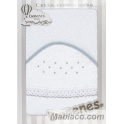 Capa de Baño Motitas Gris