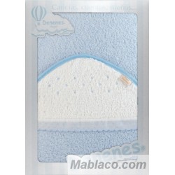 Capa de Baño Motitas Azul