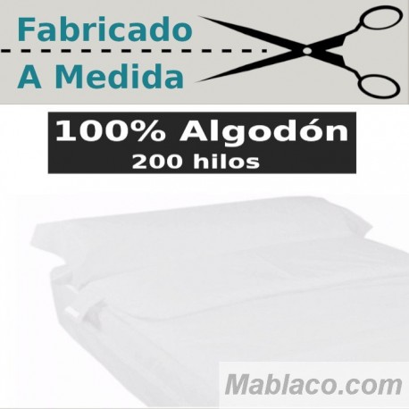 Saco Nórdico Liso 100% Algodón Blanco 200 hilos Royal [Medidas Especiales (Personalizado)]