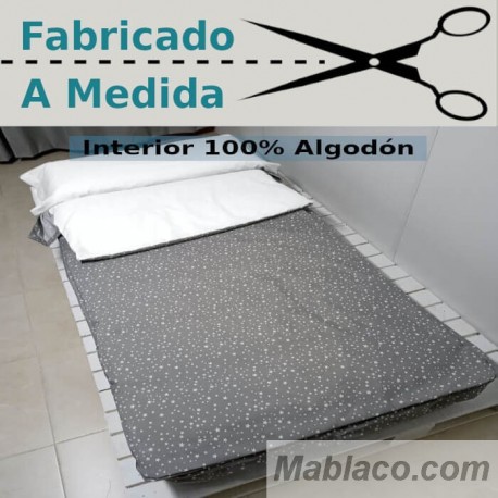 Saco Nórdico Nido Gris interior 100% Algodón 200 hilos Royal [Medidas Especiales (Personalizado)]