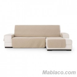 Cubre Chaise Longue Acolchado Reversible Noruega Crudo