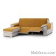 Cubre Chaise Longue Relax Reversible Noruega Mostaza