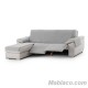 Cubre Chaise Longue Relax Reversible Noruega Gris