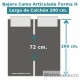 Medidas Sábana Bajera Ajustable 100% Algodón 200 hilos Cama Articulada Gemelar Forma H Largo 200 cm y altura hasta 30 cm Royal