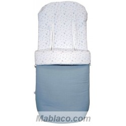 Saco para Sillas Paseo Universal Flor Abuelos Azul Denenes