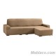 Chaise Longue apoyabrazos corto Aquiles Derecho Beige Oscuro