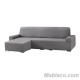 Chaise Longue apoyabrazos corto Aquiles Izquierdo Gris 