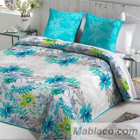 Colcha Bouti Lola Azul Fundeco Cama 150