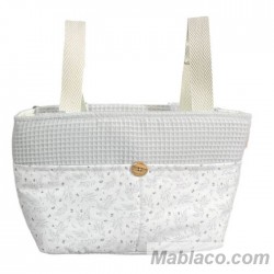 Bolso Organizador XL Espigas Gris