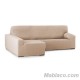 Funda Sofá Chaise Longue Argos Brazo Largo Beige Izquierdo