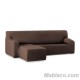 Chaise Longue Elástica Arion Brazo Corto Izquierdo Marrón