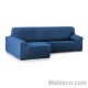 Chaise Longue Elástica Arion Brazo Largo Izquierda Azul