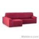 Chaise Longue Elástica Arion Brazo Largo Izquierda Rojo