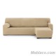 Funda Sofá Chaise Longue Thor Brazo Corto Beige Derecha