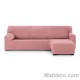 Funda Sofá Chaise Longue Thor Brazo Corto Rosa Derecha