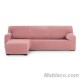 Funda Sofá Chaise Longue Thor Brazo Corto Rosa Izquierda