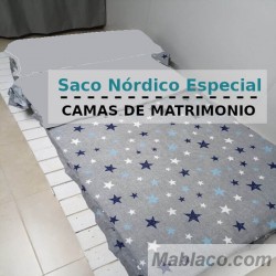 Saco Nórdico Cosmos Estrellas Cama de Matromonio Con Cremallera Y Fuelle Royal