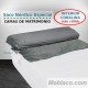  Saco Nórdico Coralina Blanco interior Gris Royal Cama de Matromonio con Cremallera y Fuelle