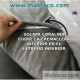 Detalles cremallera Interior Coralina Saco Nórdico Invierno Bicolor Blanco Gris Royal Cama de Matromonio con Cremallera y Fuelle