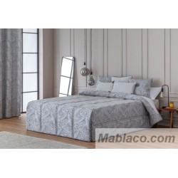 Edredón Comforter Alcala Gris Confecciones Paula