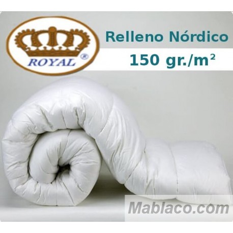 Rellenos Nórdicos Microfibra de 150 gr Alta Calidad Royal para entretiempo y Primavera