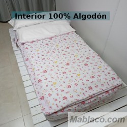 Saco Nórdico Bebé Dulzura Girl interior 100% Algodón 200 hilos Royal