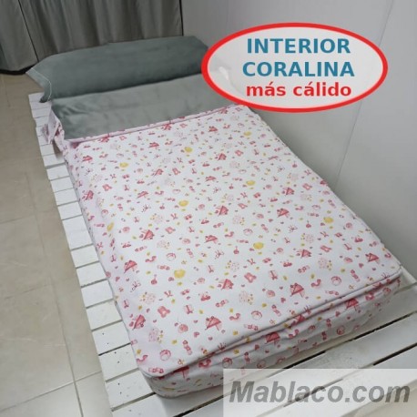 Saco Nórdico interior Coralina Invierno Dulzura Girl Rosa Royal