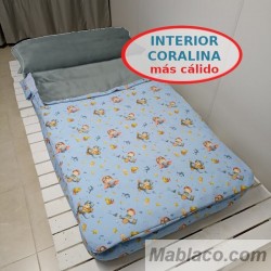 Saco Nórdico interior Coralina Invierno Osito Aventura azul Royal